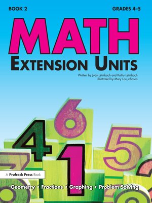 cover image of Math Extension Units, Grades 4-5